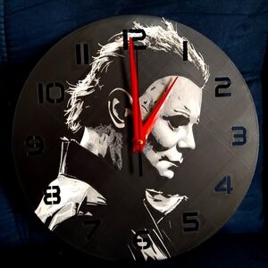 Michael Myers Inspired Clock